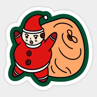 Cartoon christmas chibi Sticker